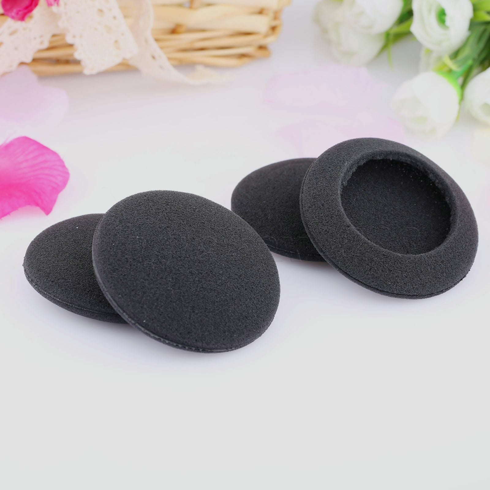 4x Replacement Headphone Pads 60mm 2.36" Headset Earphone Foam Earpads Cup Cover