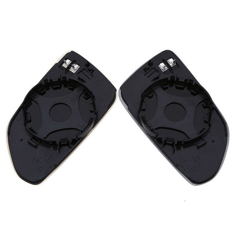 Pair Rearview Mirror Glass Heated Base Fits VW Polo/Vento-IND(Typ 9N3) 2005-2010