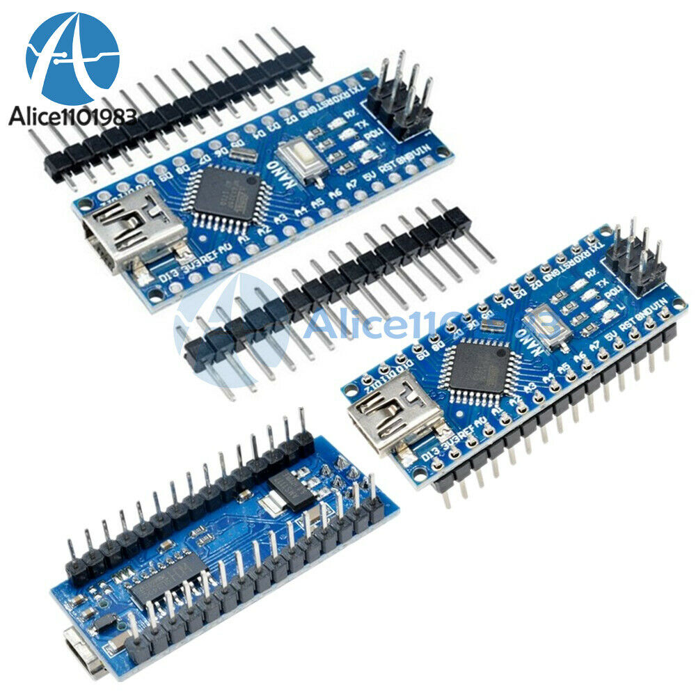 10PCS 5V 16MHz Nano V3.0 Mini USB ATmega328P-AU CH340G Board Diy Kit For Arduino