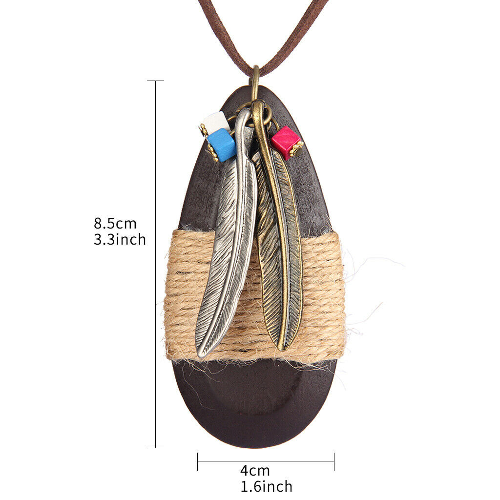 Retro Style  Waterdrop Pendant Necklace Jewelry Ethnic Style