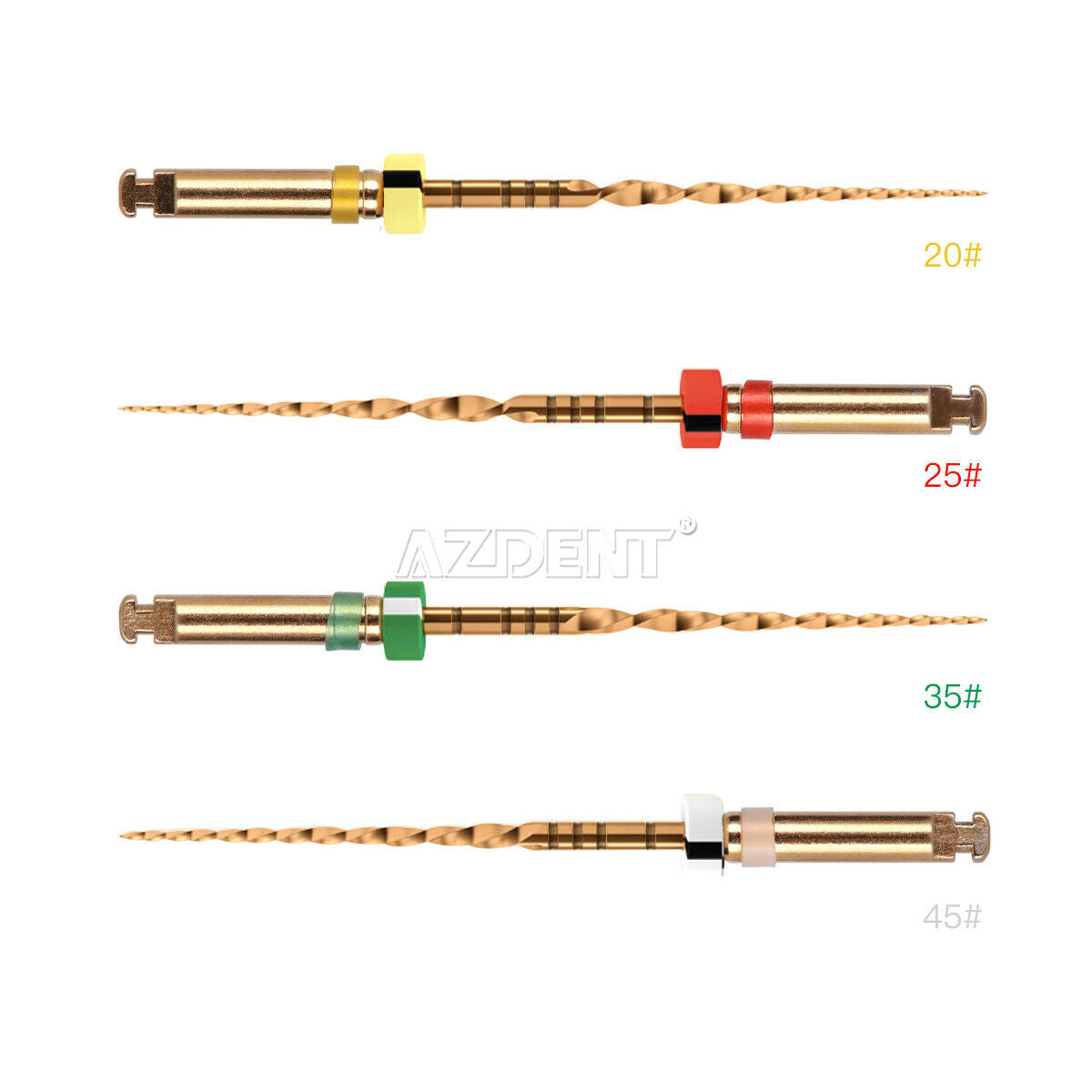 5 Kits Dental Reciprocating Endodontic Root Canal Niti Primary File 25mm 4Pcs
