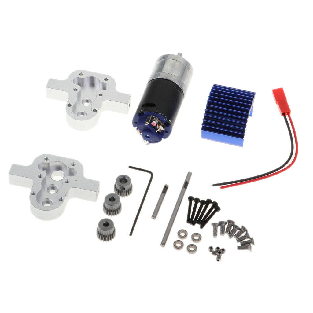 RC  Truck Engine, Radiator, Transfer Case For 1/16 WPL B14 / 16/24/36