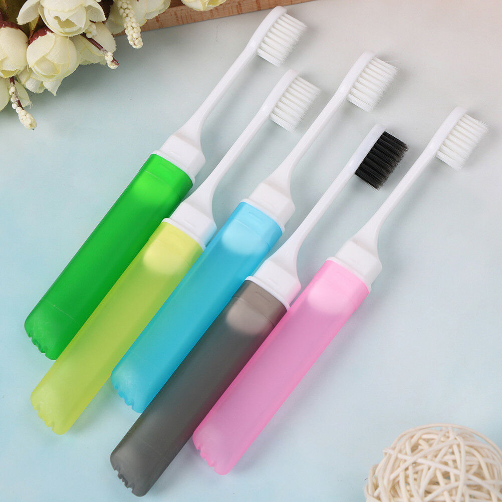 Portable folding outdoor travel camping toothbrush foldable toothbrush pla.l8