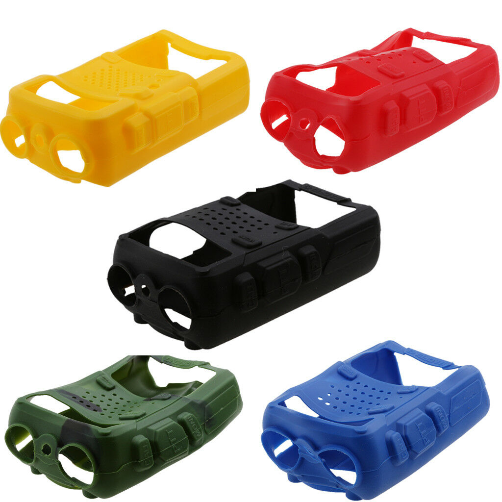 Silicone Walkie Talkie Radio Case Pouch for Bao feng BF-UV5R TYTF8 Camo