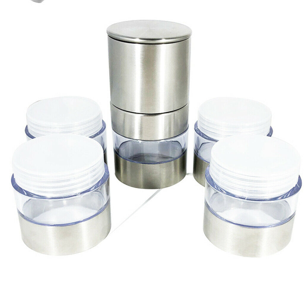 Spice Pepper Storage Jars Stackable Spice Containers for Camping, Outdoor