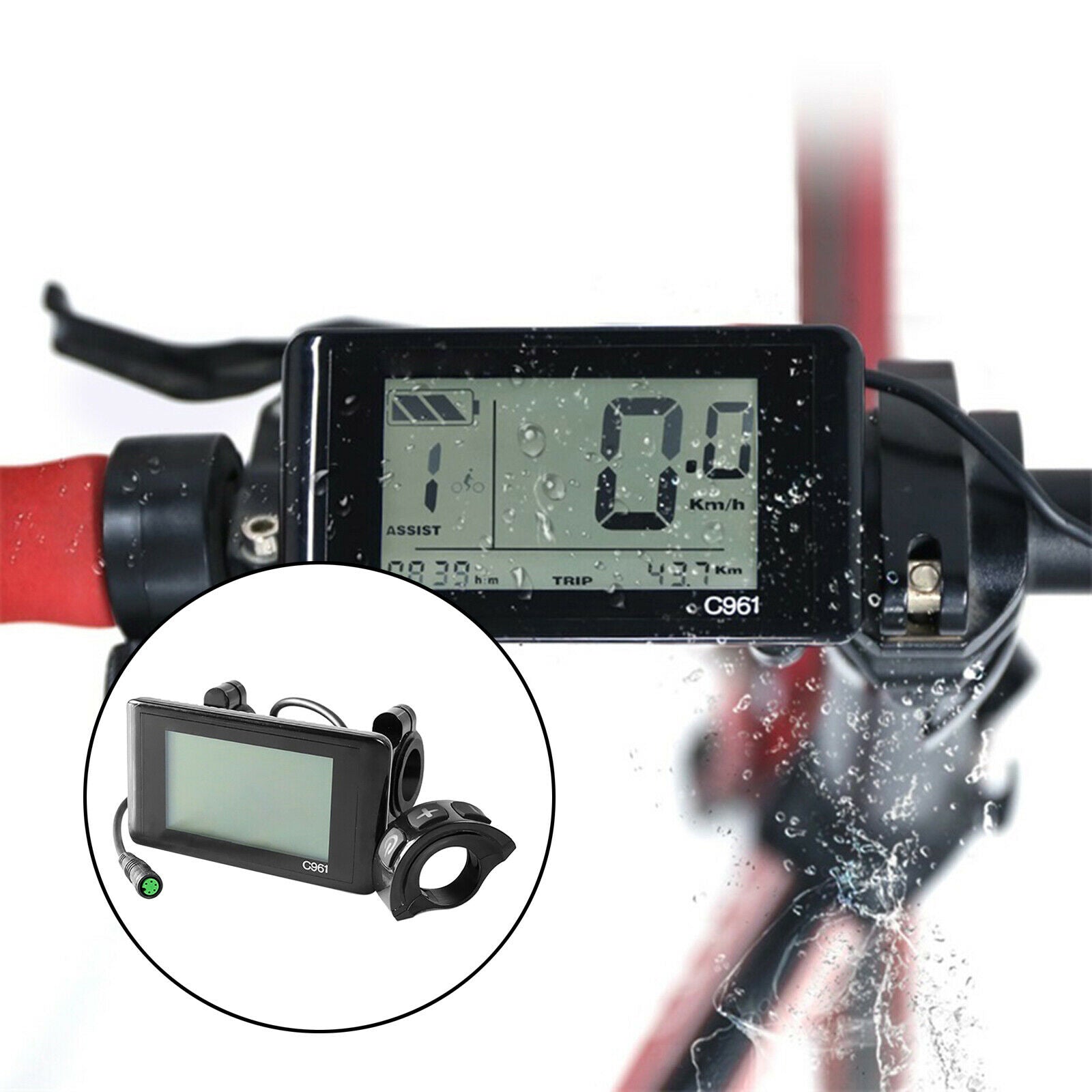 E-Bike Display Meter LCD Display Speed Control Screen Instrument