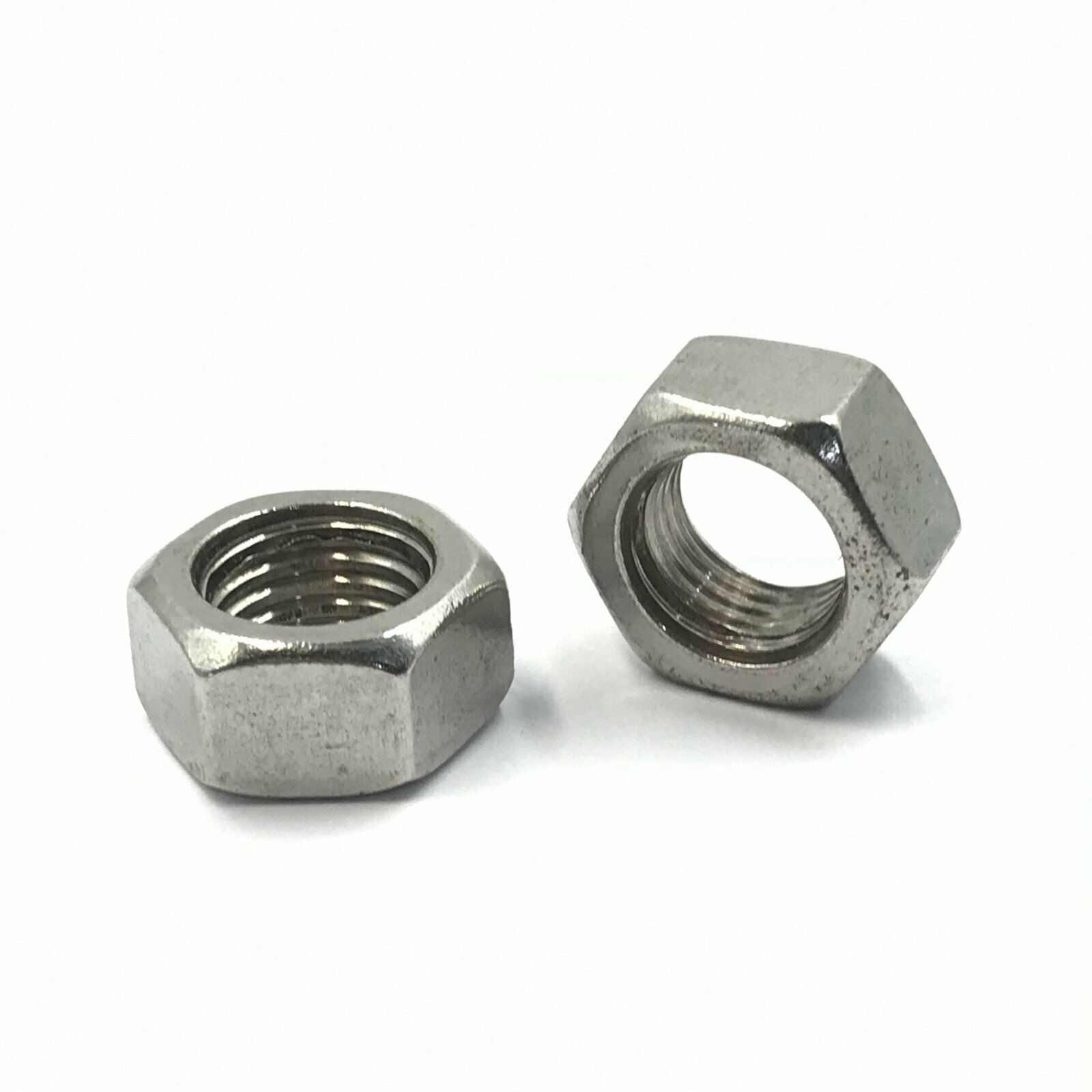 12Pcs Stainless Steel Hex Nut Right Hand Thread M8 x 1.25 [M_M_S]