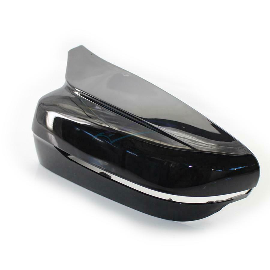 2PCS Gloss Black Car Side Mirror Cover For BMW G20 / G28 G30 / G38 G11 / G12