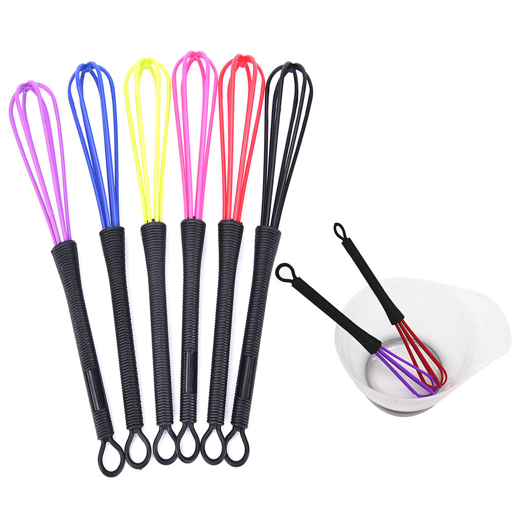 Mini Salon Hairdressing Tool Tint Color Dye Whisk Balloon Whip Mixer Rand.l8