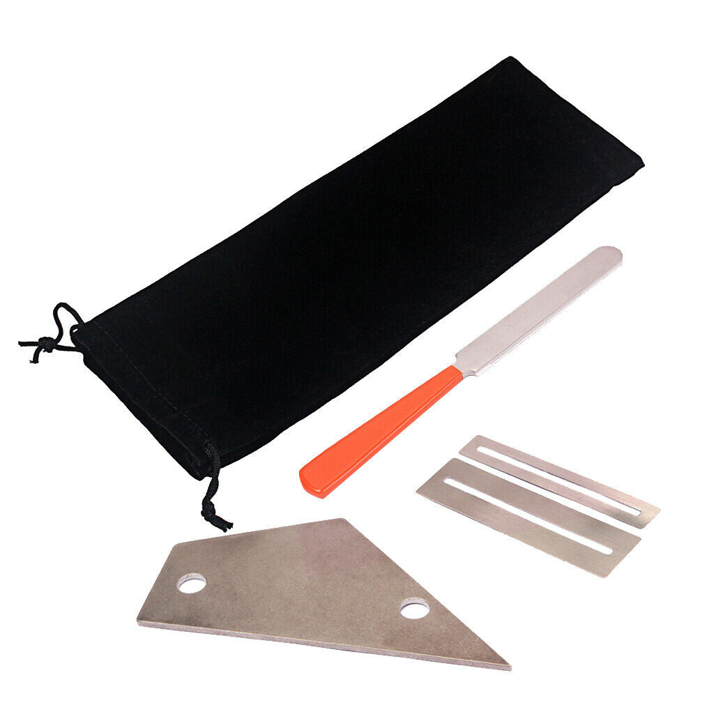 Guitar Luthier Tool Guitars Fret File+Fret Rocker Level+Fret Protector