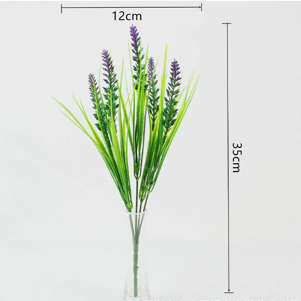 Wedding Party Artificial Lavender Bouquet Office Home Simulation Plant Decor ~~