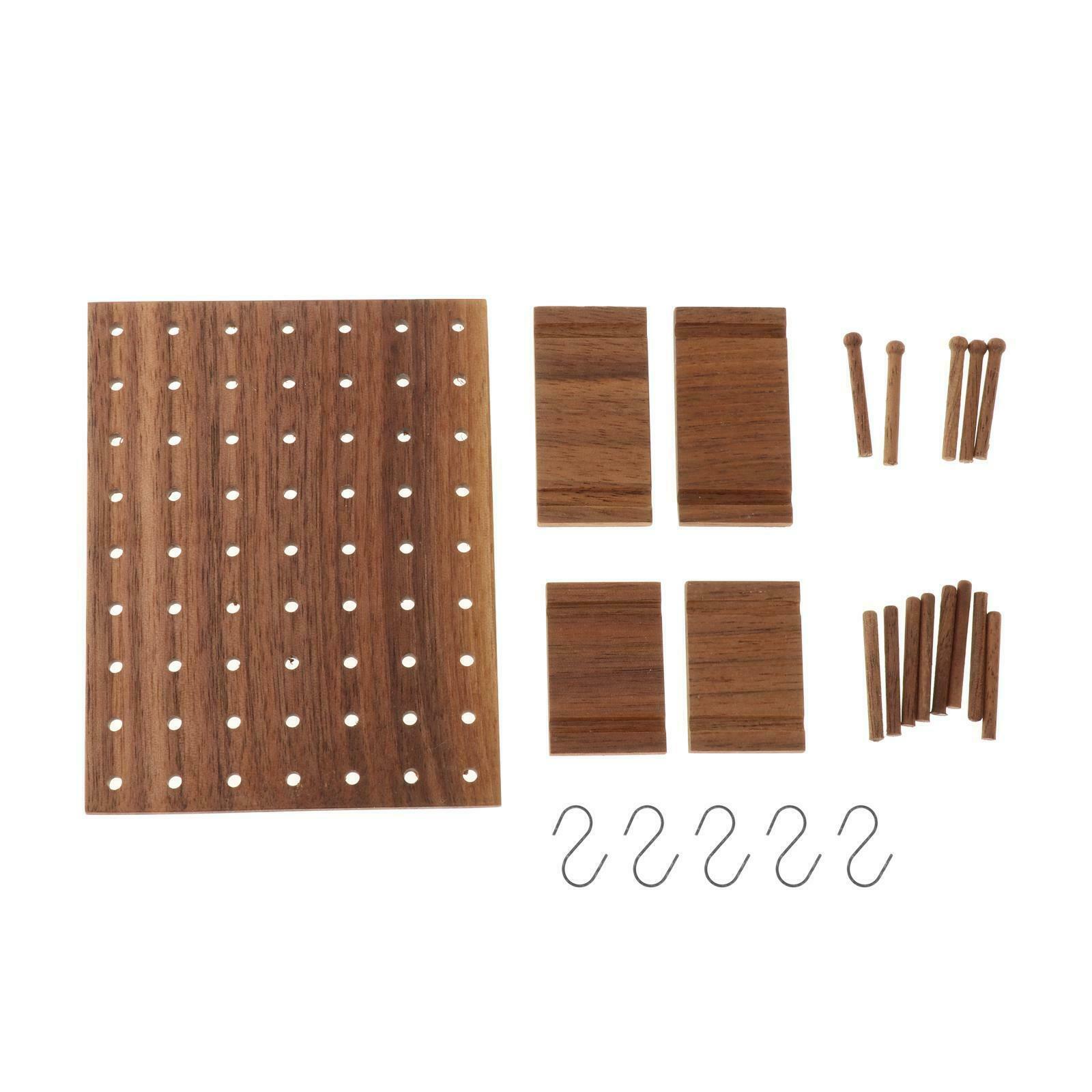 1/6 1/12 Wood Storage Rack Shelves Holder Kitchen Home Supplies Ornaments