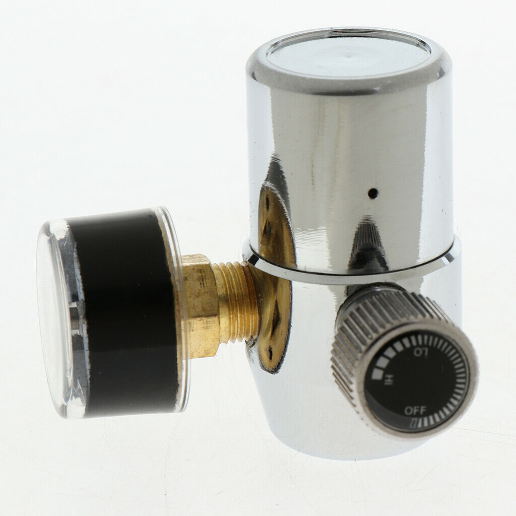 Aquarium Carbon Dioxide CO2 O2 Pressure Relief Valve Gauge A12-2