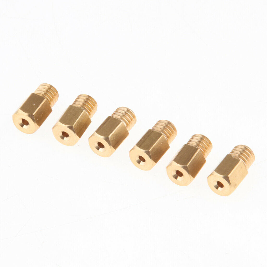 6Pcs M5 Carburetor Carb Hex Main Jet 280 290 300 310 320 330