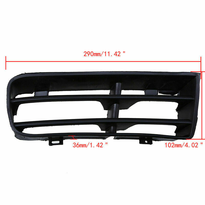 Fits VW Golf 4 MK4 1998-2006 2005 Passenger Front Bumper Fog Light Grille Cover