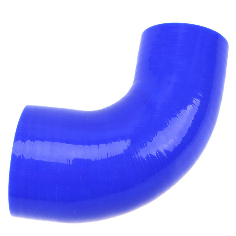 90 Degree 0.2" Elbow Silicone Hose 90 Degree 51-63mm Reducer COUPLER Blue