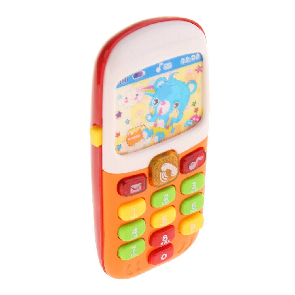 Baby Play Phone Toys with Lights, Music - Early Educational Learning Toys for