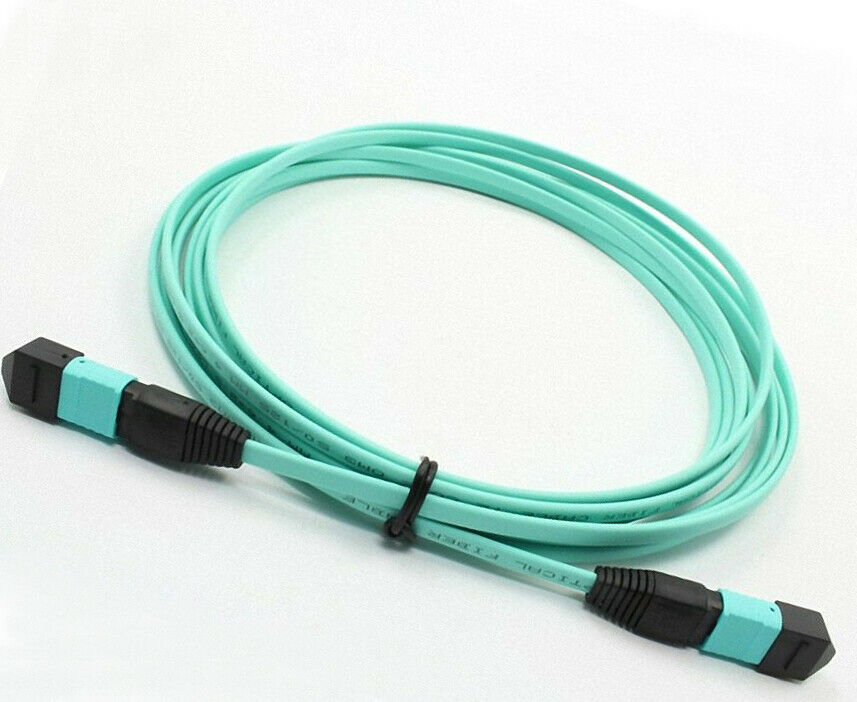 15 Meters 12 Core OM3 MPO/PC(female)-MPO/PC(female) 50/125um Fiber Patch Cord[M1
