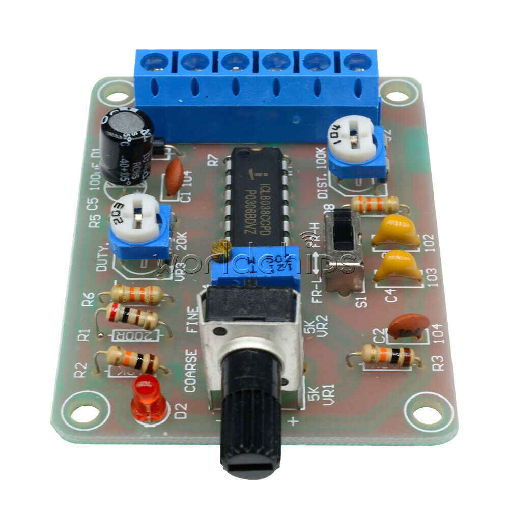 DC 12V Sine Square Triangle ICL8038 Monolithic Function Signal Generator Module