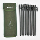 Outoor Tent Stake Peg Nails Case Bag Storage Pouch for Camping Fishing 32x12cm