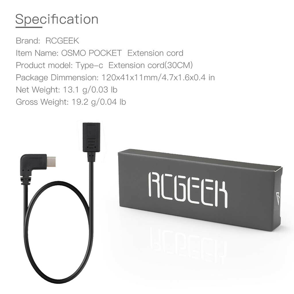 Extension Cable Mobilephone USB Dater Cable Type-C for DJI Osmo Pocket Lines