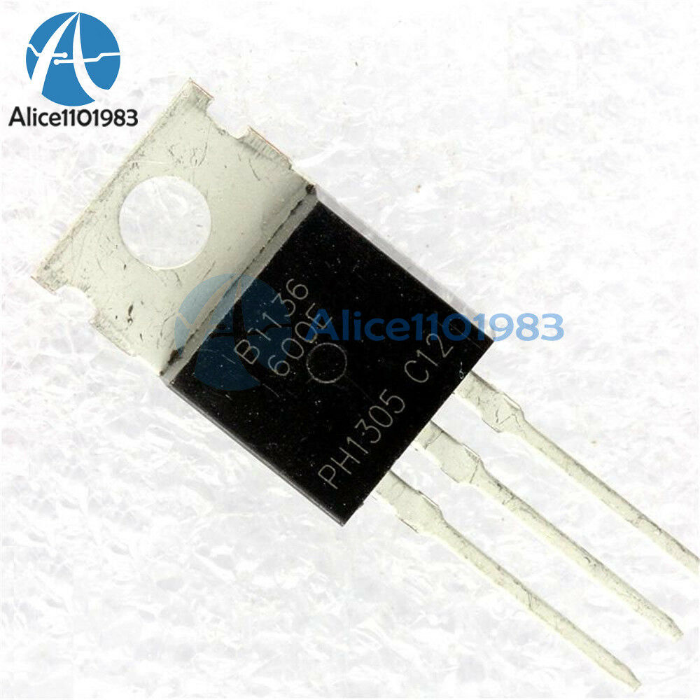20PCS BT136 BT136-600E BT136-600 4A Triac 600V TO-220