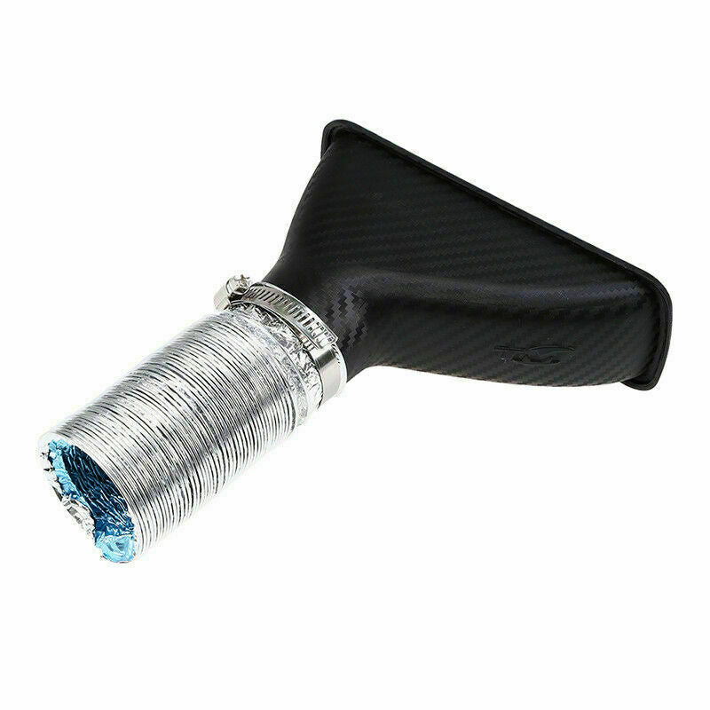 1x Car Bumper Cold Air Intake Pipe Filter Injection System Funnel Kits Universal