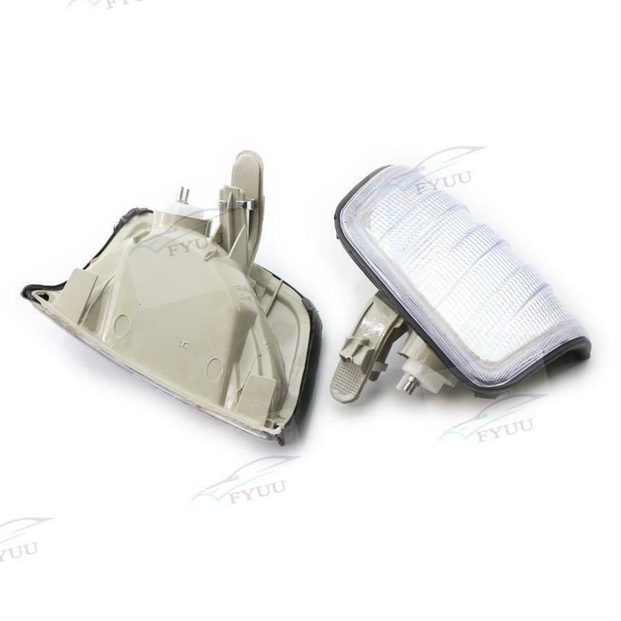 For Mercedes Benz W124 1985-95 Right + Left Clear Corner Light Turn Signal Light