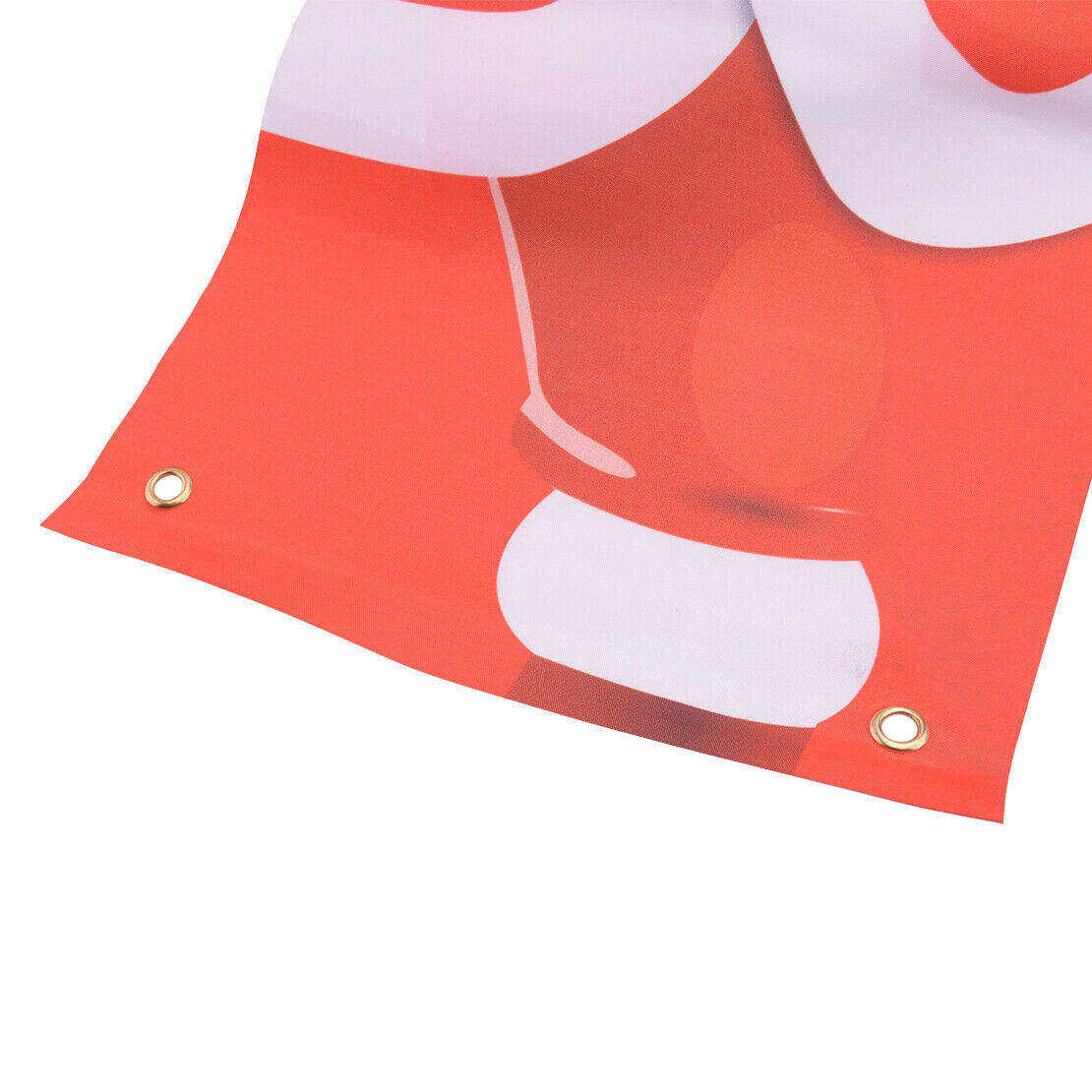 4 Pair Merry Christmas Santa Claus Wall Hanging Banner Flag Xmas Party Porch