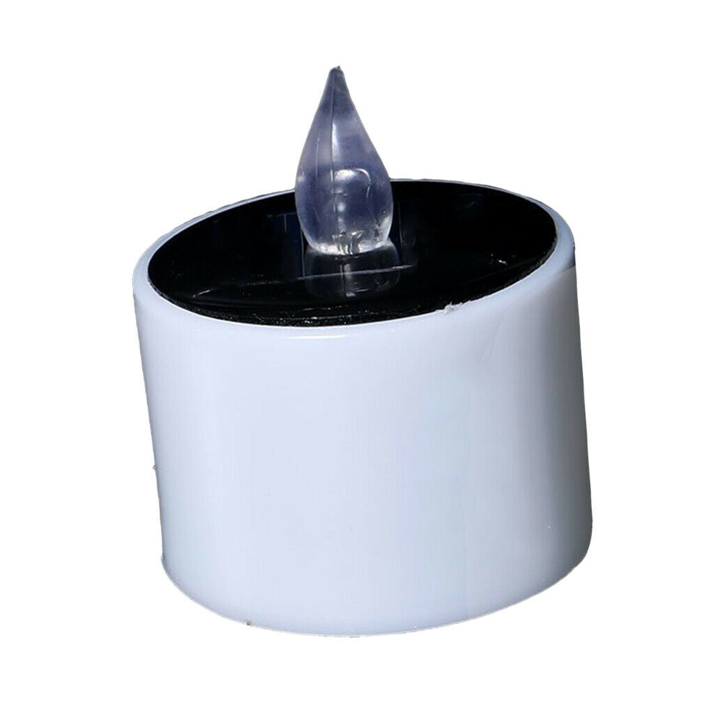 4x Solar Flameless LED Candle Tea Light for Wedding Memorial Bar Home Decor