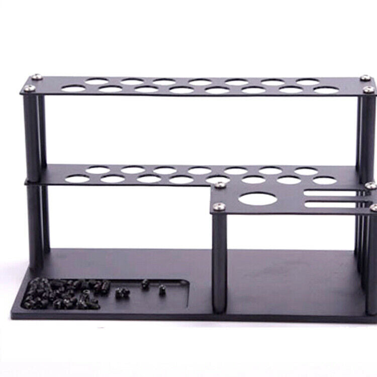 Metal Screwdriver Tool Holder Wrench Storage Rack Base for TRX-4 SCX10 RC Car