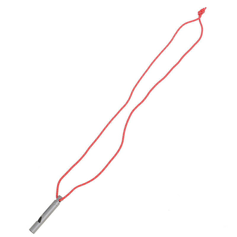 1pc Ultralight Titanium Whistle with Cord Portable Emergency Camping WhistleBDA