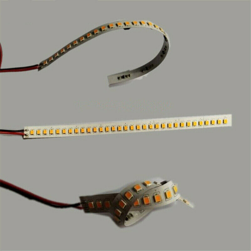 2PCS Car Rearview Mirror 32 LED Strip Light Flowing Turn Signal Side Lamp Amber