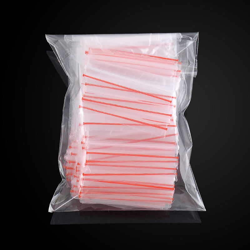 100PCS Transparent Zip Reclosable Plastic Poly Bag 0 Size Bag 4X6cm