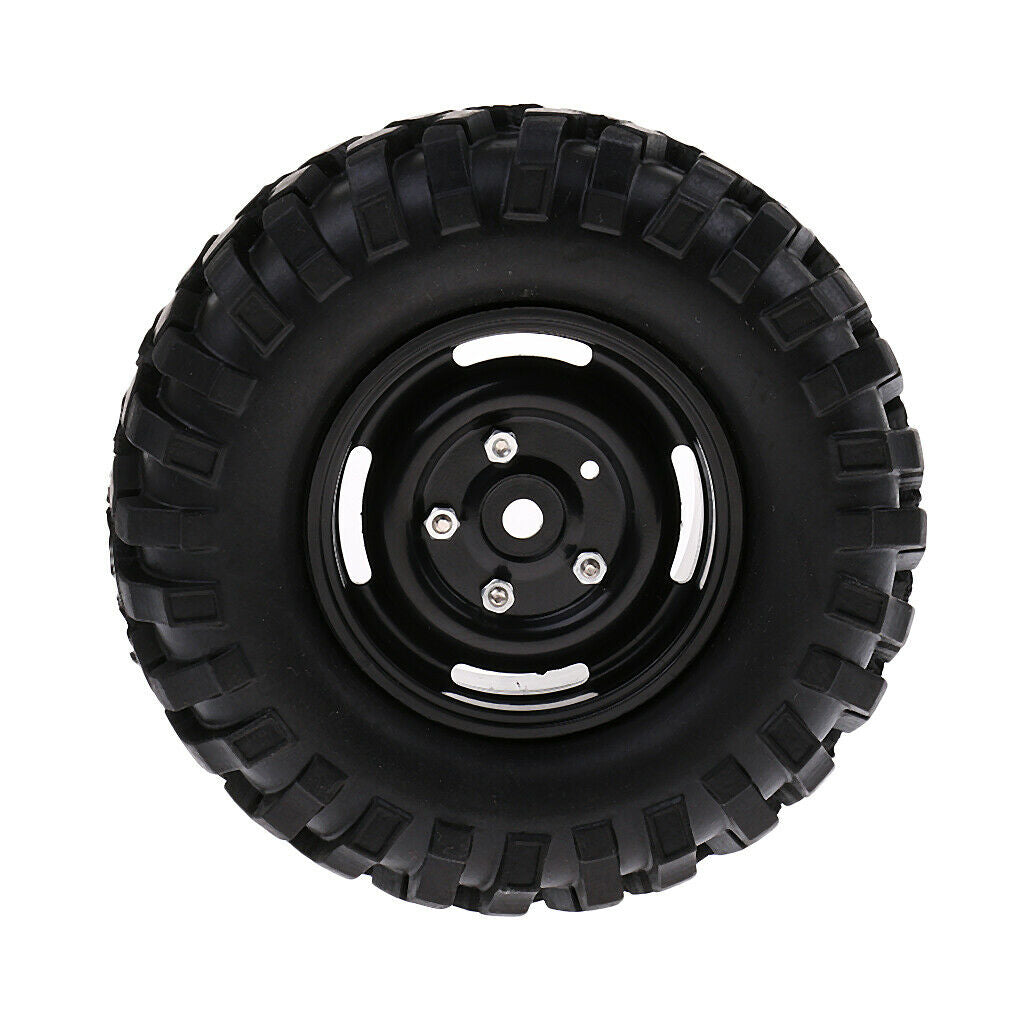 Set/4pcs Wheels Tire for 1:10 RC Rock Crawler Cars Truck RC4WD SCX10 96mm