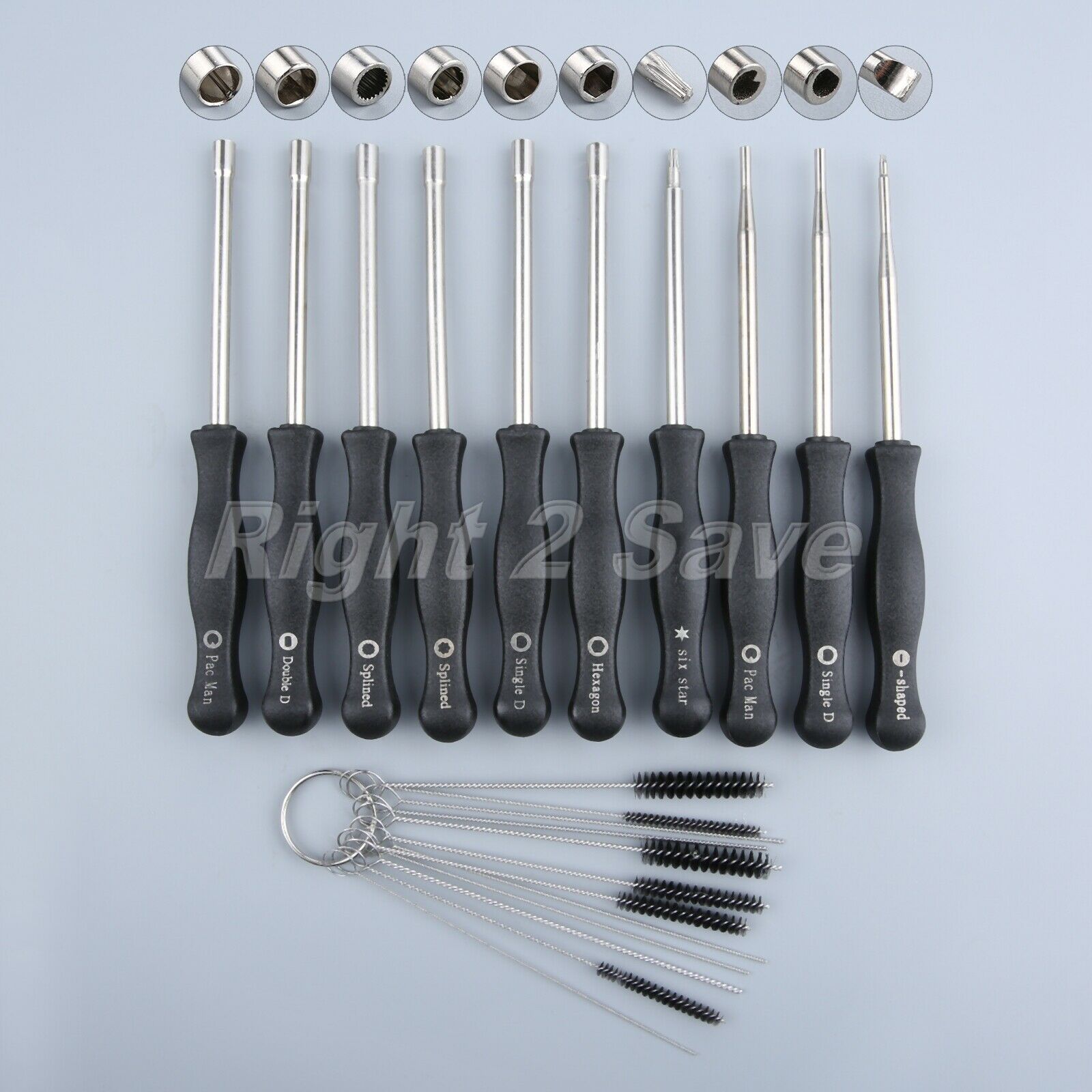 10Pcs Trimmer Carburetors Screwdriver Tool Parts For Walbro Stihl Husqvarna Zama