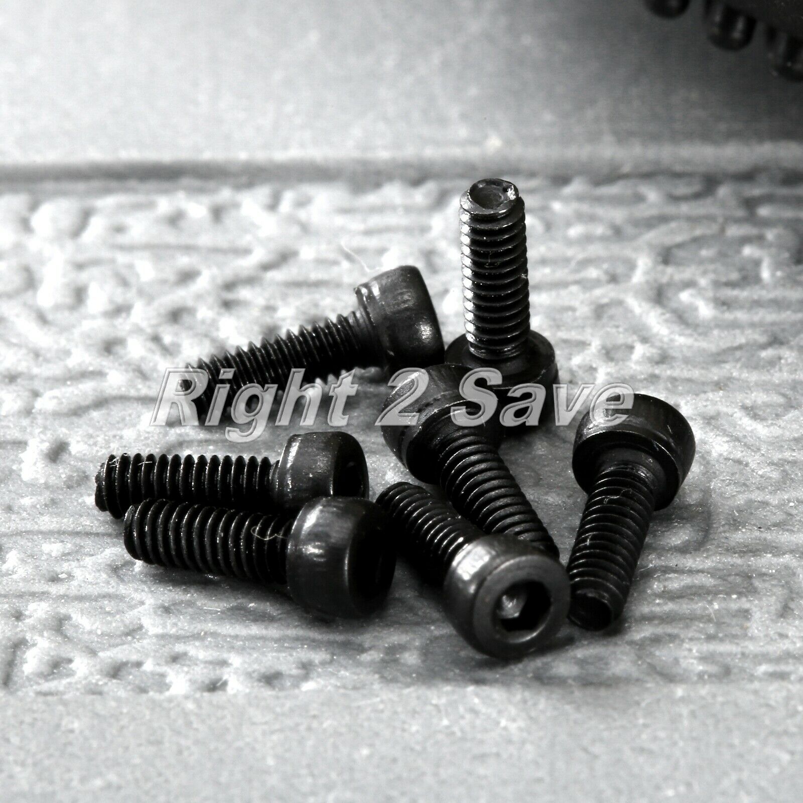 100X Hex Socket Head Scews Bolts Stainless Steel Knurled Cap Fasteners M2 x 6mm