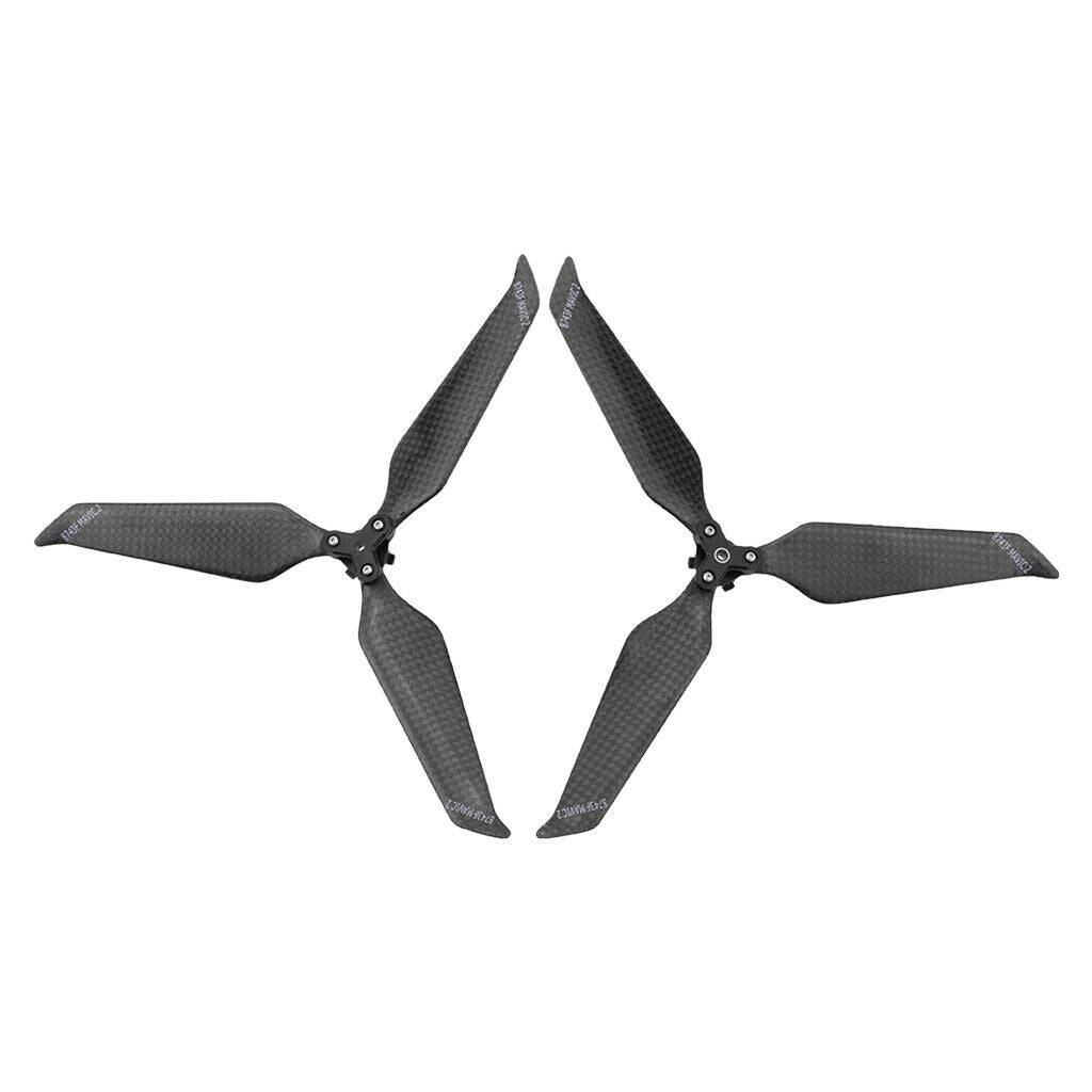 1 Pair Carbon Fiber 3-Blade Low-noise Propeller Props for DJI MAVIC 2