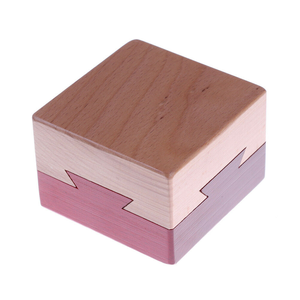 Classic Funny IQ Mind Wooden Magic Box Puzzle Game Brain TeaserEducationalTJ Tt
