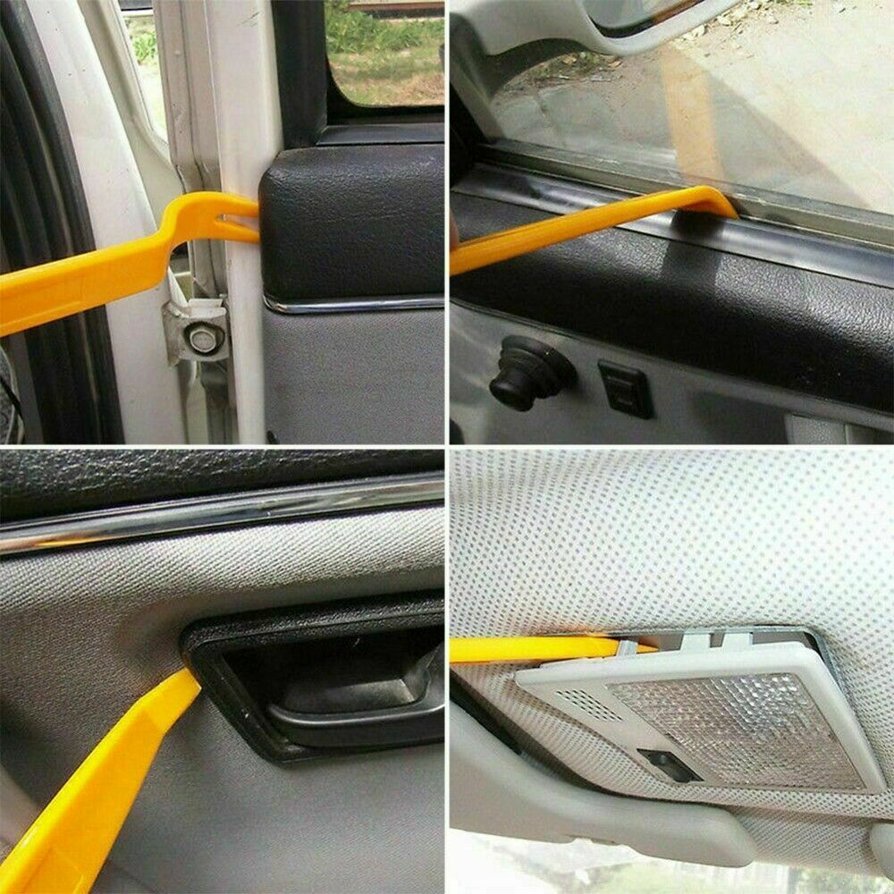 4Pcs Auto Car Radio Panel Door Clip Panel Trim Dash Audio Removal Installer Pry