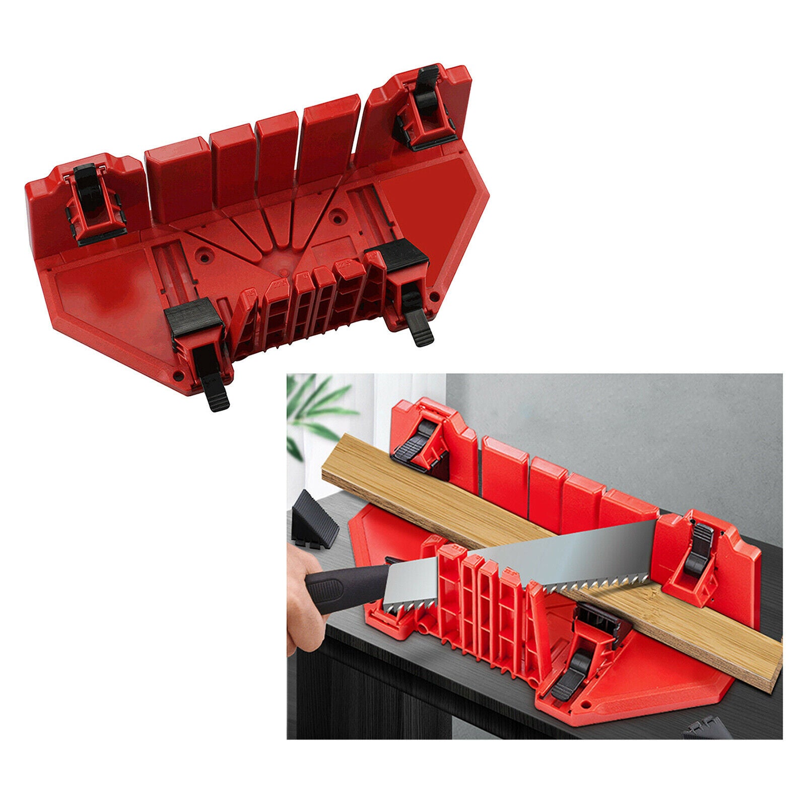 Mitre Box Box 45 and 90 Degrees Carpenter Tool Home Decoration Craftsmanship