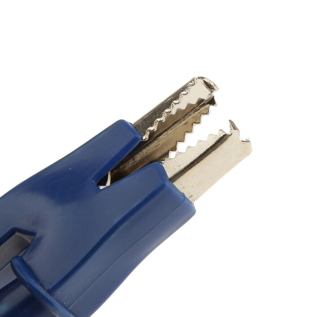 2 Pieces Testing Probe Insulated Alligator Crocodile Clip Clamps For 4mm Banana