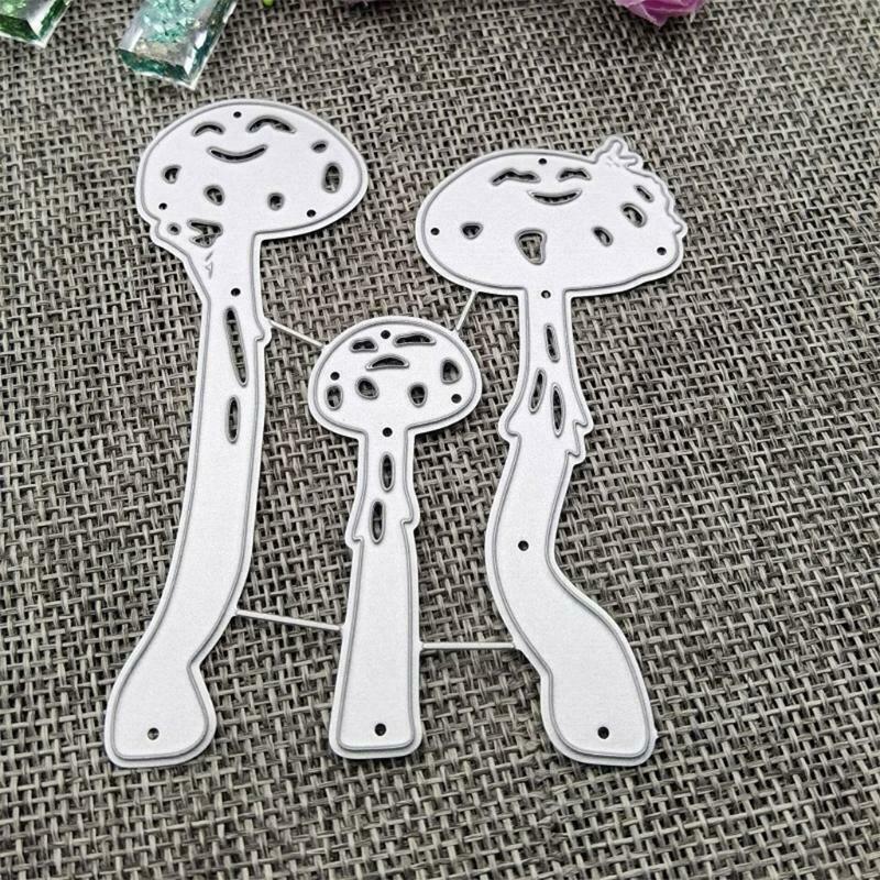 Mushroom Metal Cutting Dies Stencil DIY Scrapbooking Album Paper Card Template