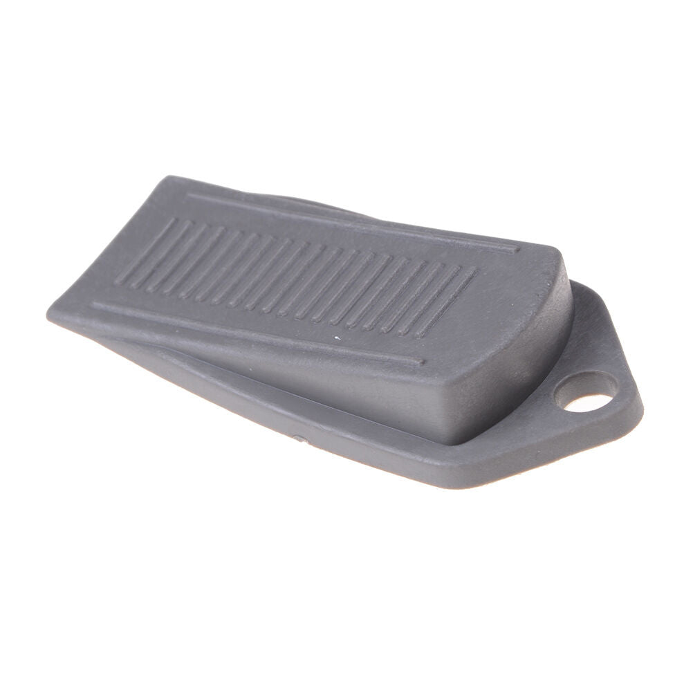 1pcs Door Wedge Shaped Rubber Door Stops Non-Slip Black Rubber Door Buffer-P_DD