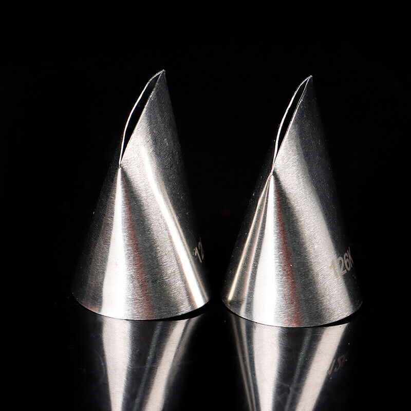 126K Rose Petal Icing Piping Nozzles Stainless Steel Baking Pastry Tips T.l8