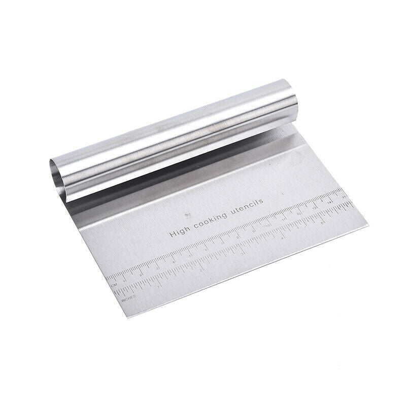 1Pc Stainless Steel Dough Scraper Cutter Cake Decorating Baking Pastry To.l8