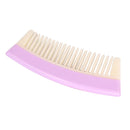 Plastic Portable Wide Tooth Detangling Hair Comb Anti-static for Women Purple