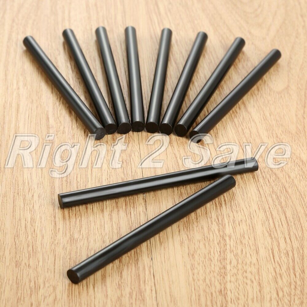 10Pcs 7mm*100mm Hot Melt Glue Gun Sticks EVA Glitter Powder Black DIY Art Crafts