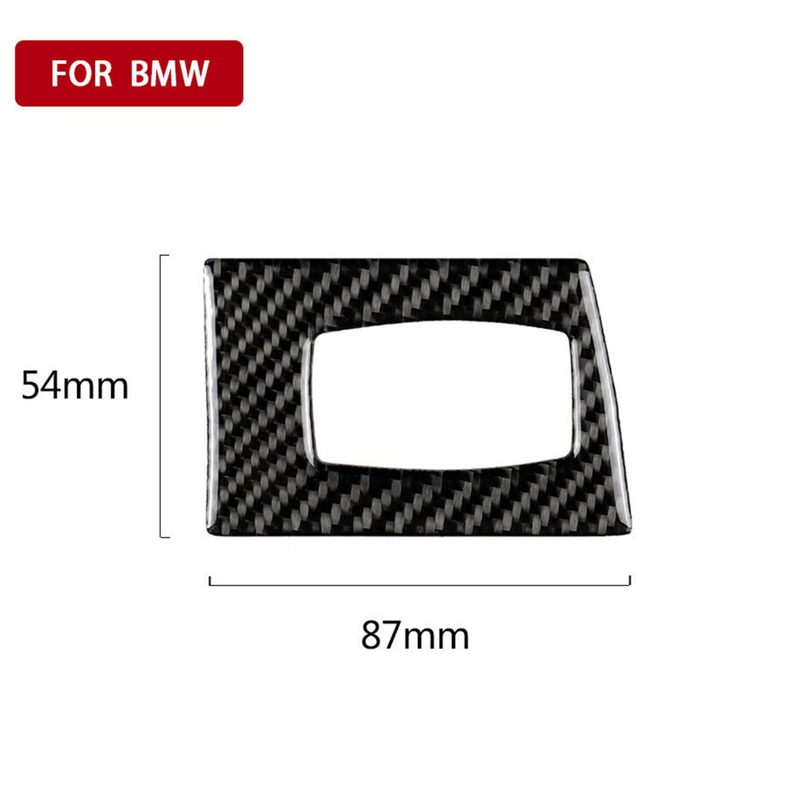 Fit For BMW 3 Series E90 E92 E93 2005-12 Carbon Fiber Keyhole Strips Cover Trim