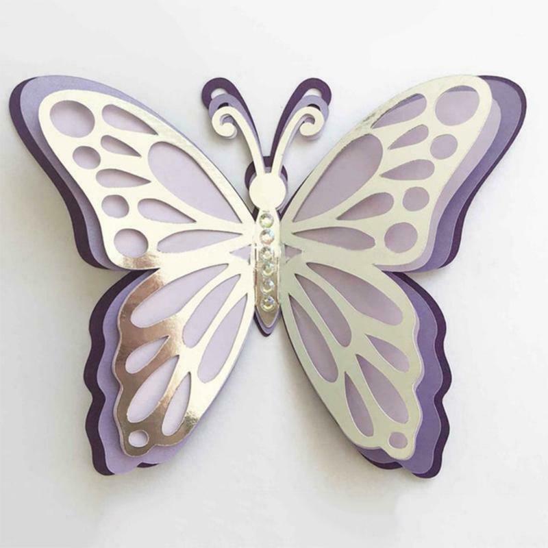 Butterflies Metal Cutting Die Stencil DIY Scrapbooking Album Paper Card Template